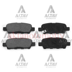 FREN BALATA X-TRAIL 01= / QASHQAI 07-13 / VITARA 06-13 / RENAULT KOLEOS / JUKE 08-17 DİSK ARKA FREN BALATA X-TRAIL 01= / QASHQAI 07-13 / VITARA 06-13 / RENAULT KOLEOS / JUKE 08-17 DİSK ARKA